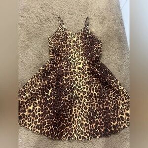 Leopard Print Mini Dress